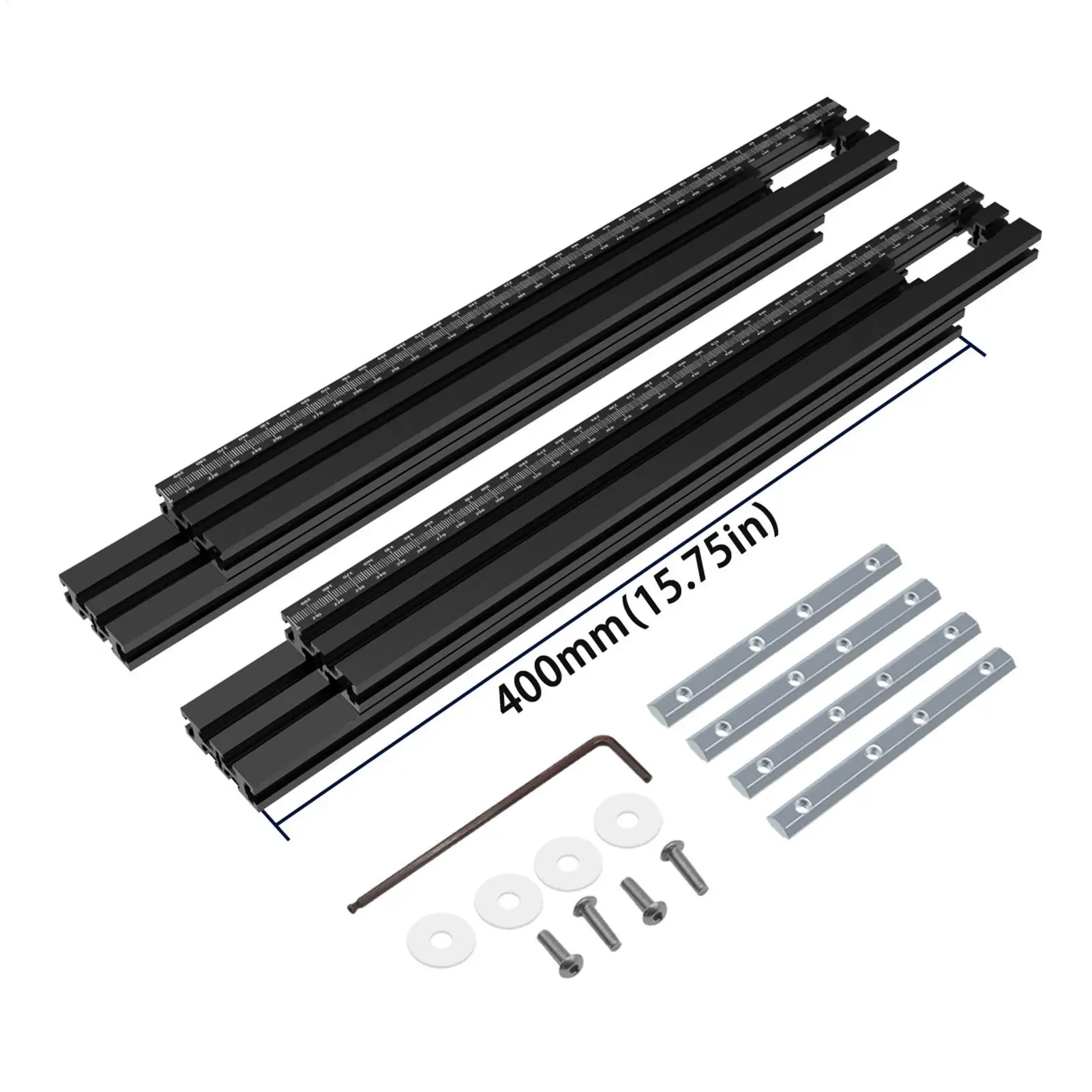 Picture 7: Saw Cutting Guide Carpentry Router Backrest Auxiliary Track Rail Household Backrest Guide For Home Workshop Construction