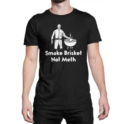 Neu Smoke Brisket Not Meth BBQ Grill Pork Meat Beef Food Funny Premium T-Shirt