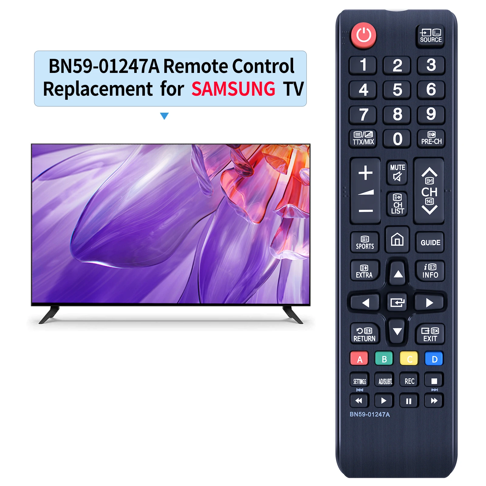 New BN59-01247A Remote Control For Samsung Smart TV 7 Series 8 Series 9 Series