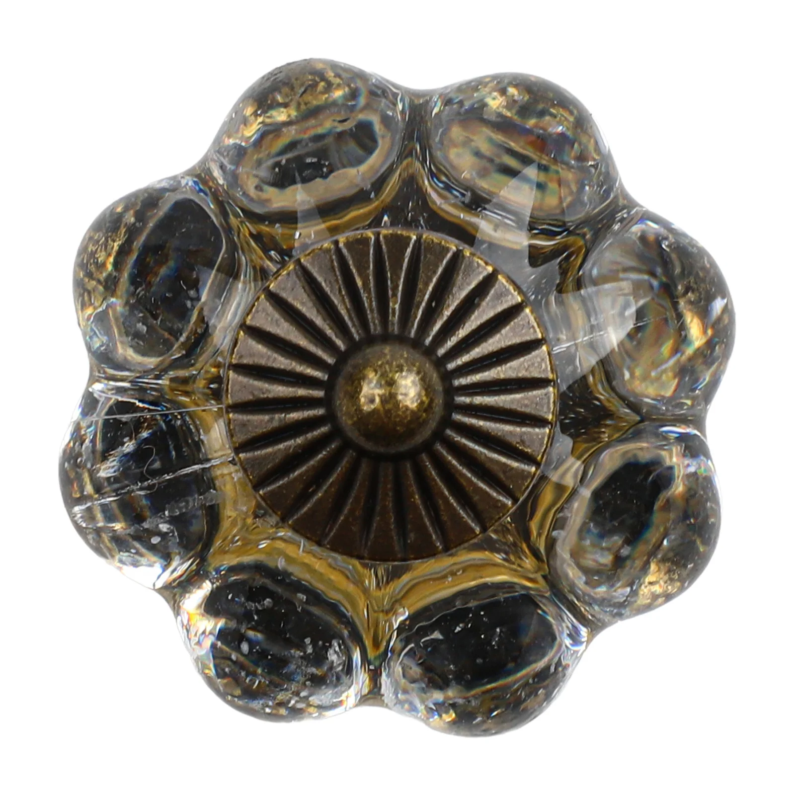 Artistic Acrylic Pumpkin Pulls Dresser Drawer Knobs Polished Finish Solid Structure Unique Design For Home Decor