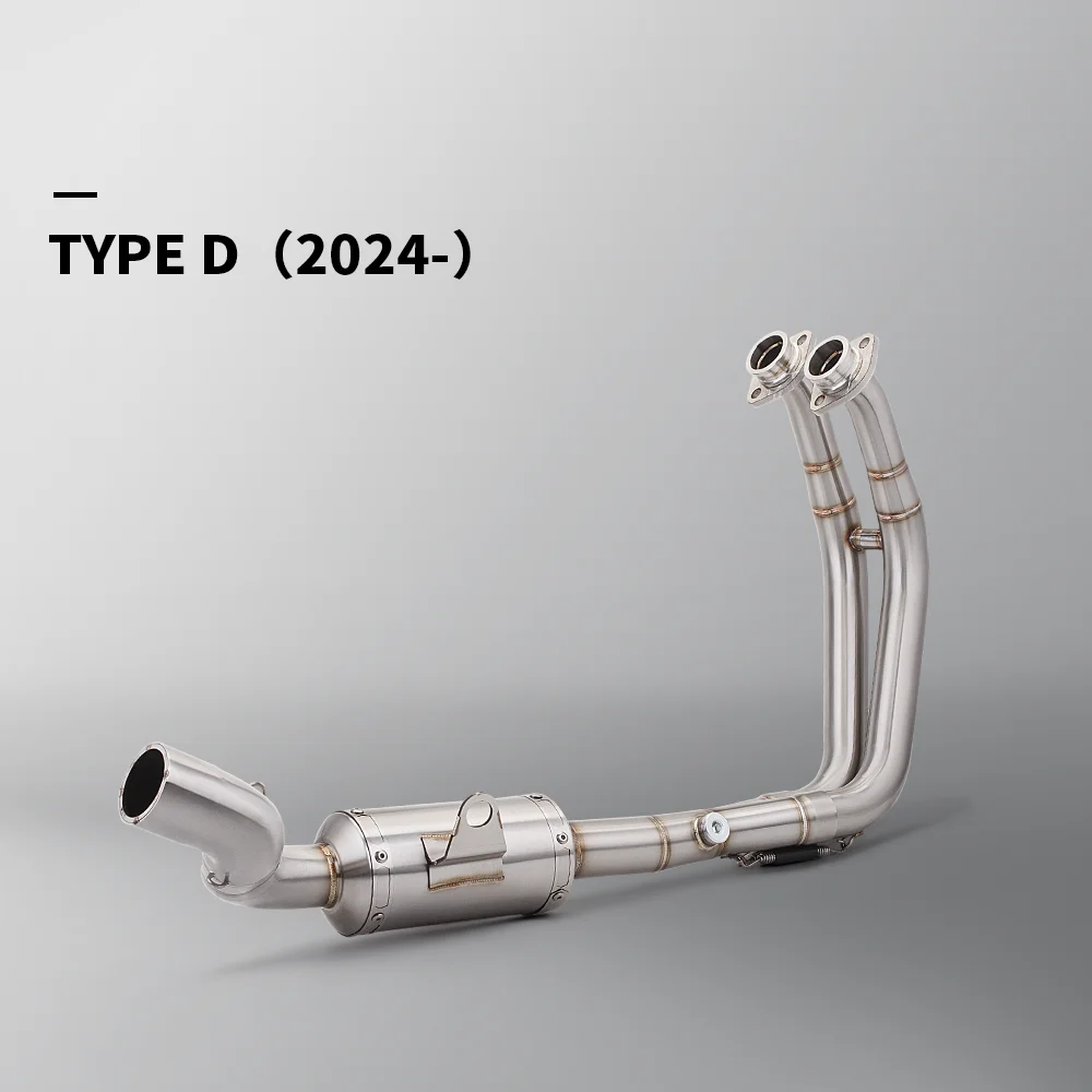 Motorcycle stainless steel sliding connection pipe, exhaust system GSX-8S, GSX-8R (2024-), original position