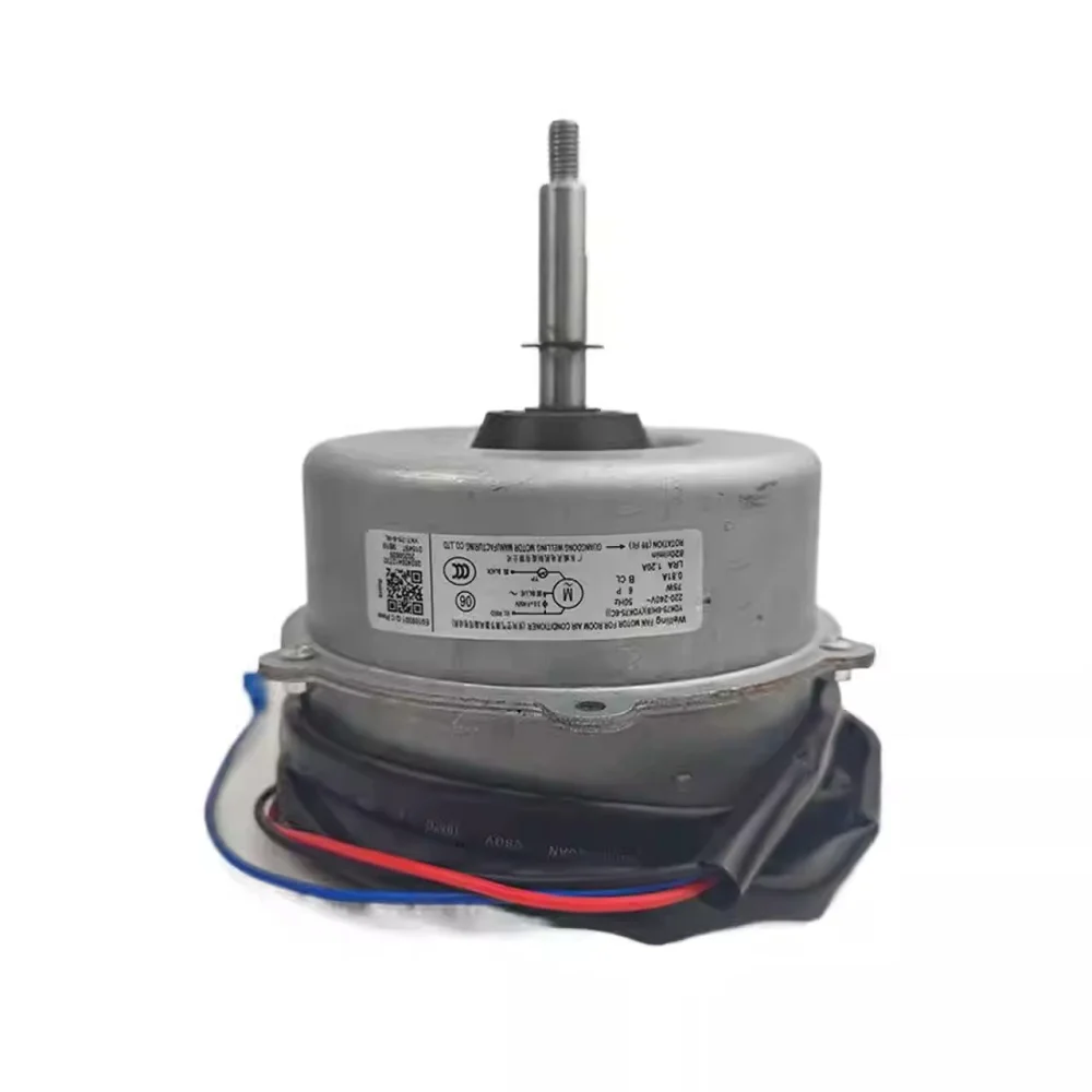 New Original YDK75-6H Single-Phase Asynchronous Motor for Air Conditioner Outdoor Heat Sink Fan Genuine Air Conditioni