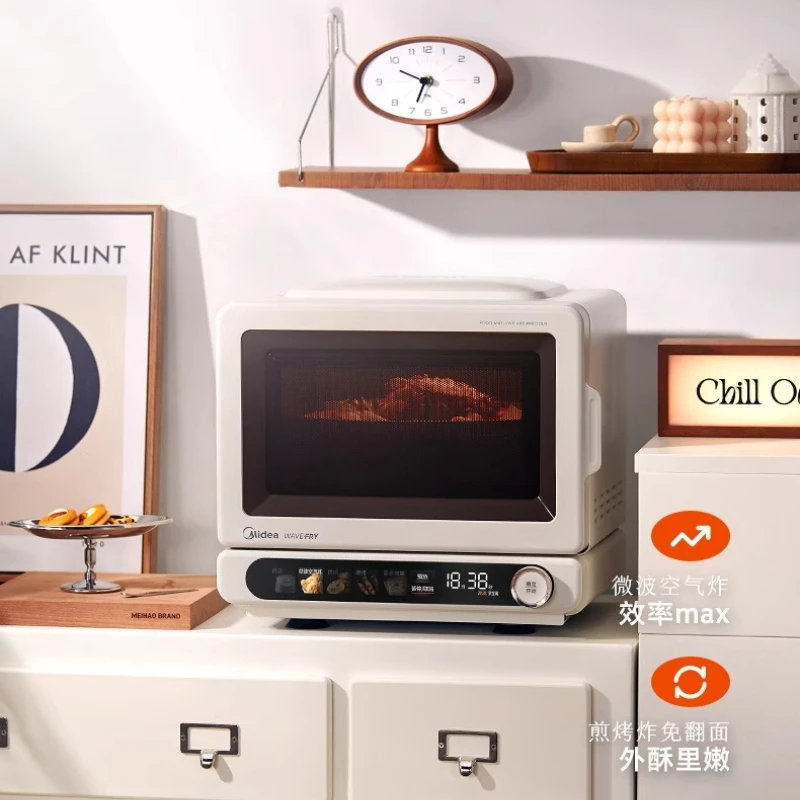 

Бытовая небольшая микроволновая печь для жарки воздуха — встроенная духовка 3-в-1 с микроволновой печью для жарки воздуха и функциями выпечки New Modell