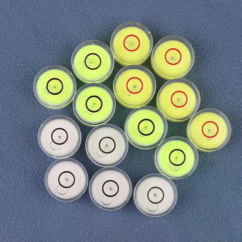 5pcs Mini Round Accuracy Bubble Level Bullseye Instrument Horizontal Precision Bubble Level Measuring Tool