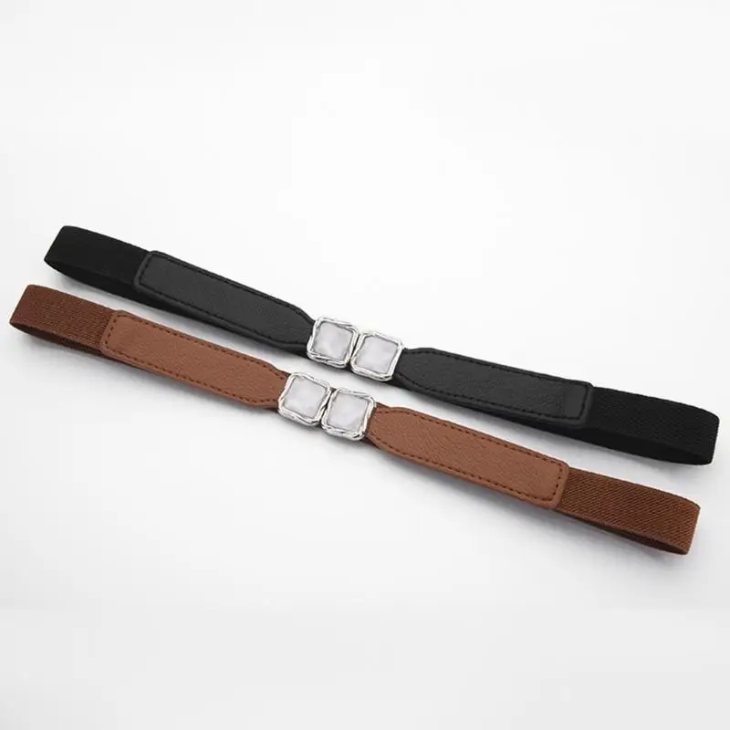 A52E Classical Elastic Waist Belt Adjustable Waistband For Women Daily Wear And Various Occasion All Matching Waist Decors