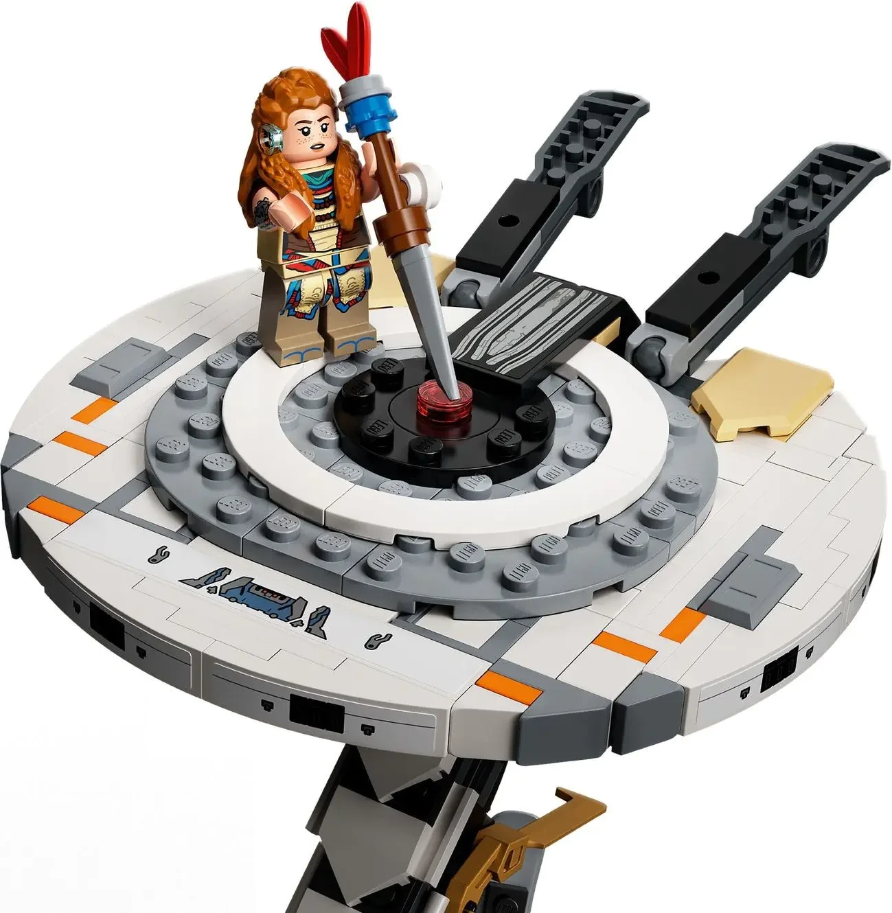 2025 New1222pcs Legoing 76989 Horizon Zero Dawn Lange Hals Beest Bouwstenen Giraffe Collection Model Cadeau voor Kinderen