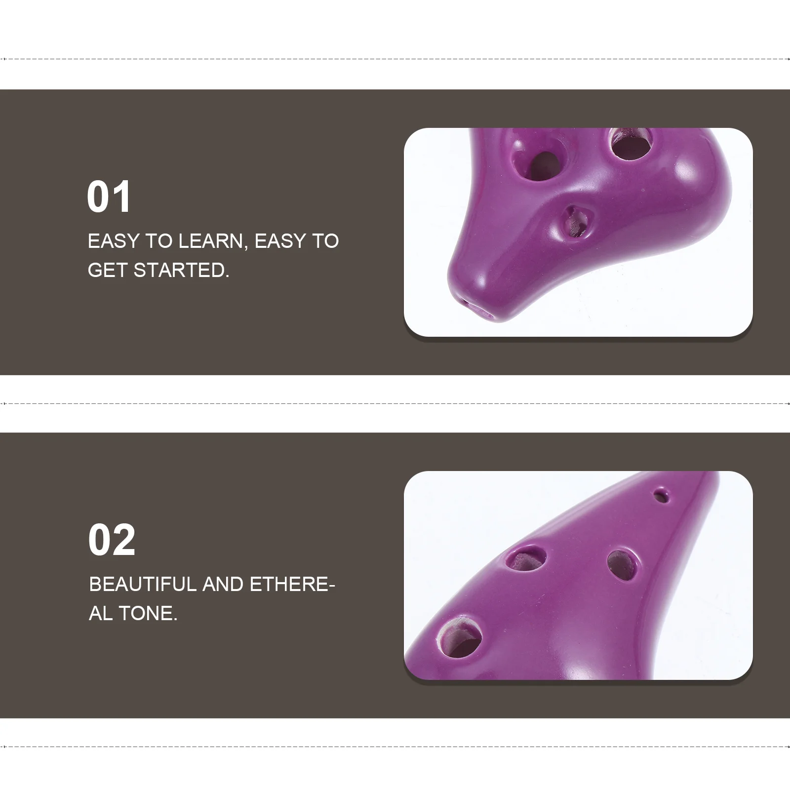 

Ocarina Mini Purple Instrument (musical Instrument) Beginner Unique Instruments