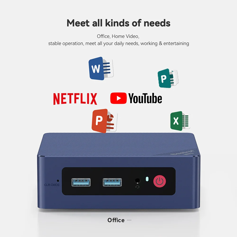 Beelink Mini S Gamer Mini PC Win11 Intel N5095 DDR4 8GB 128GB 256GB 1000M LAN Mini Computer Gaming VS J4125 GK Mini T4 Pro