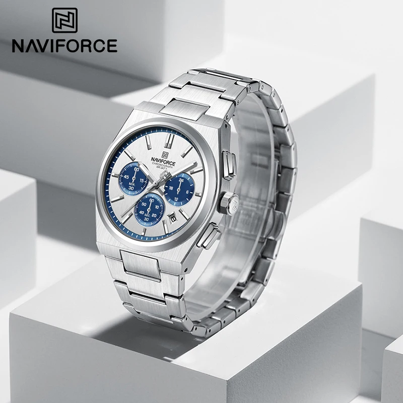 

NAVIFORCE Luxury Lovers Wristwatches Waterproof High Quality Couple Clock Casual Wild Chronograph Quartz Watch Relogio Feminino