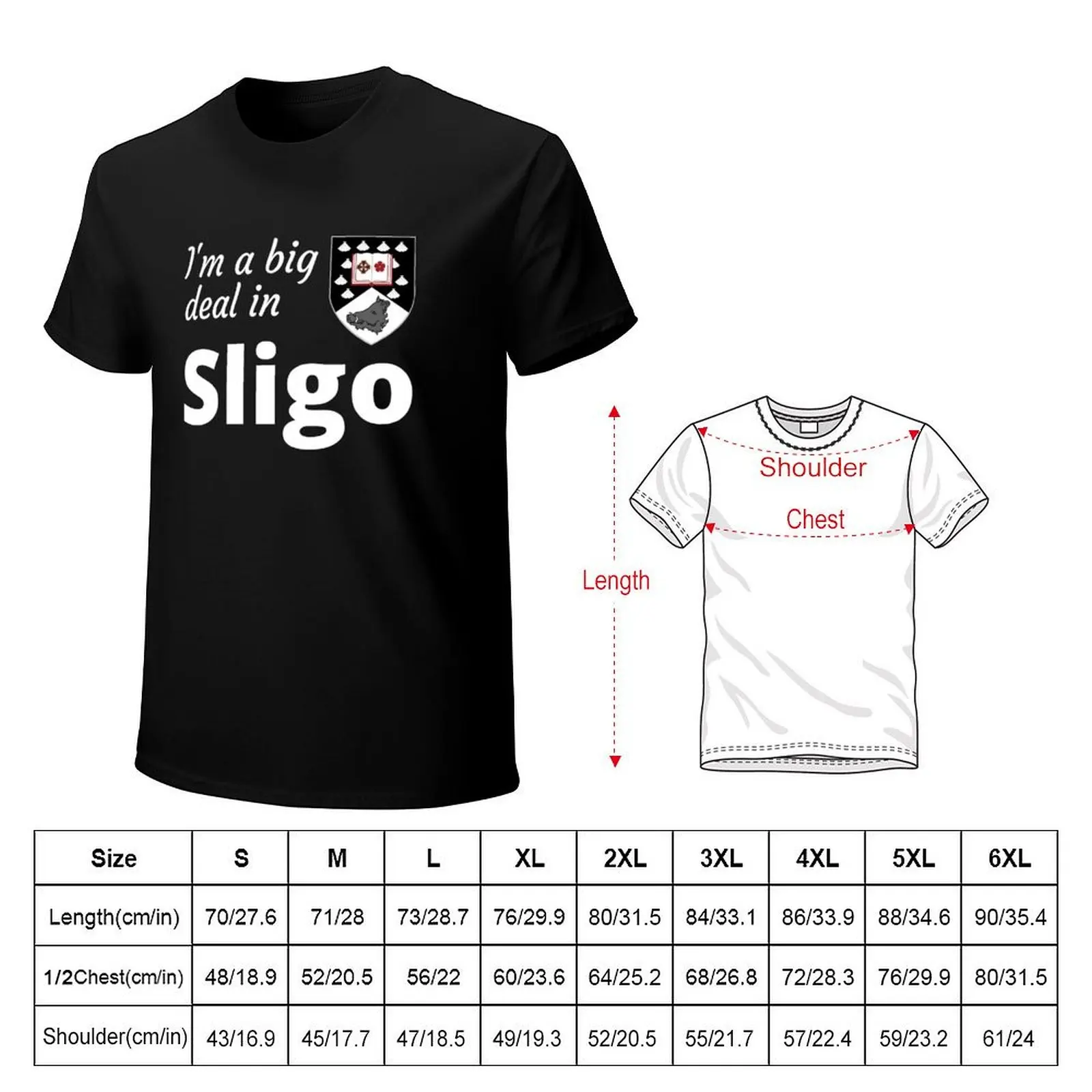 I'm a big deal in Sligo T-shirt sweat boys animal print cute clothes plus sizes mens clothes