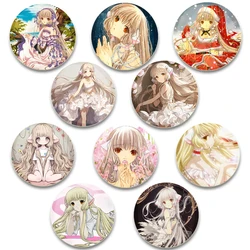 32/44/58mm Chobits Enamel Pin Cute Anime Brooches Chi and Freya Lapel Pins Cartoon Badge Backpack Hat Jewelry Accessories Gift