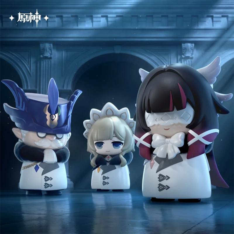 Pre-vendita Genshin Impact Fatu Harbingers Serie Scatola Cieca Pedrelino Tartaglia Scaramouche Q Versione Figura Scatola Misteriosa Giocattolo Regalo