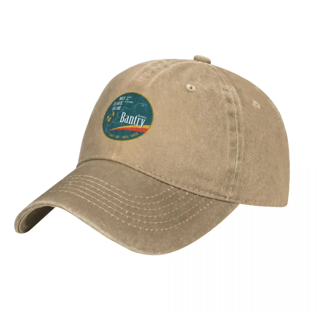 Bantry Ireland County Cork Wild Atlantic Sticker Cowboy Hat Thermal Visor Male Women'S Golf Clothing Men'S