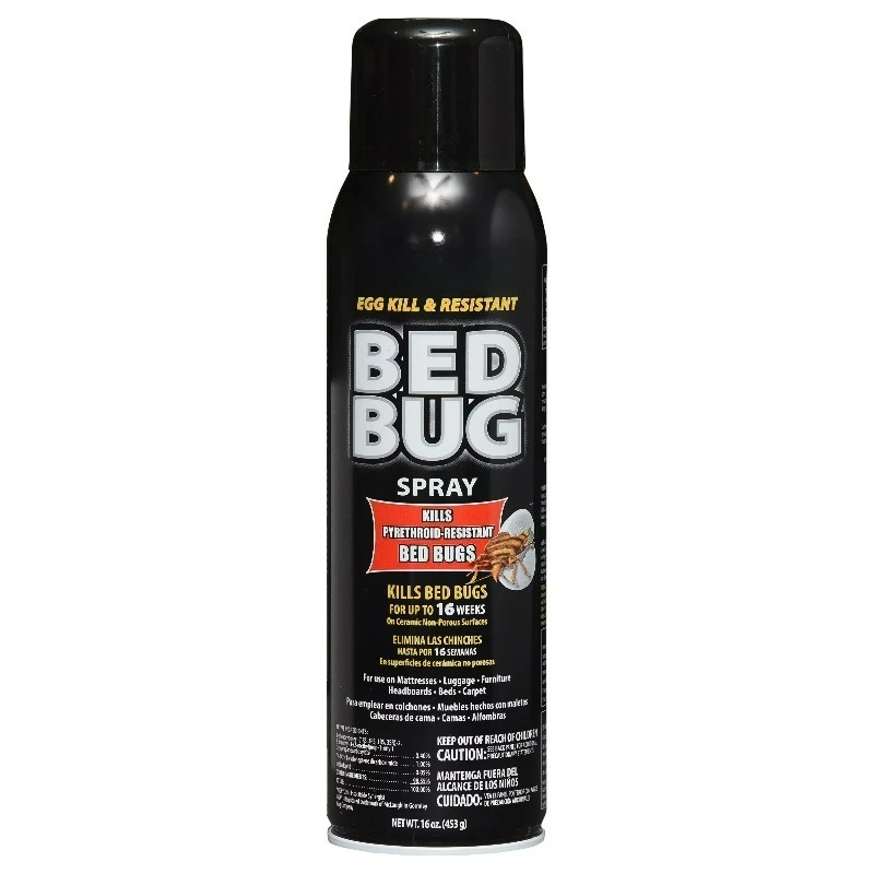 

Спрей от клопов и насекомых, устойчивый к воздействию яиц, 16 унций.