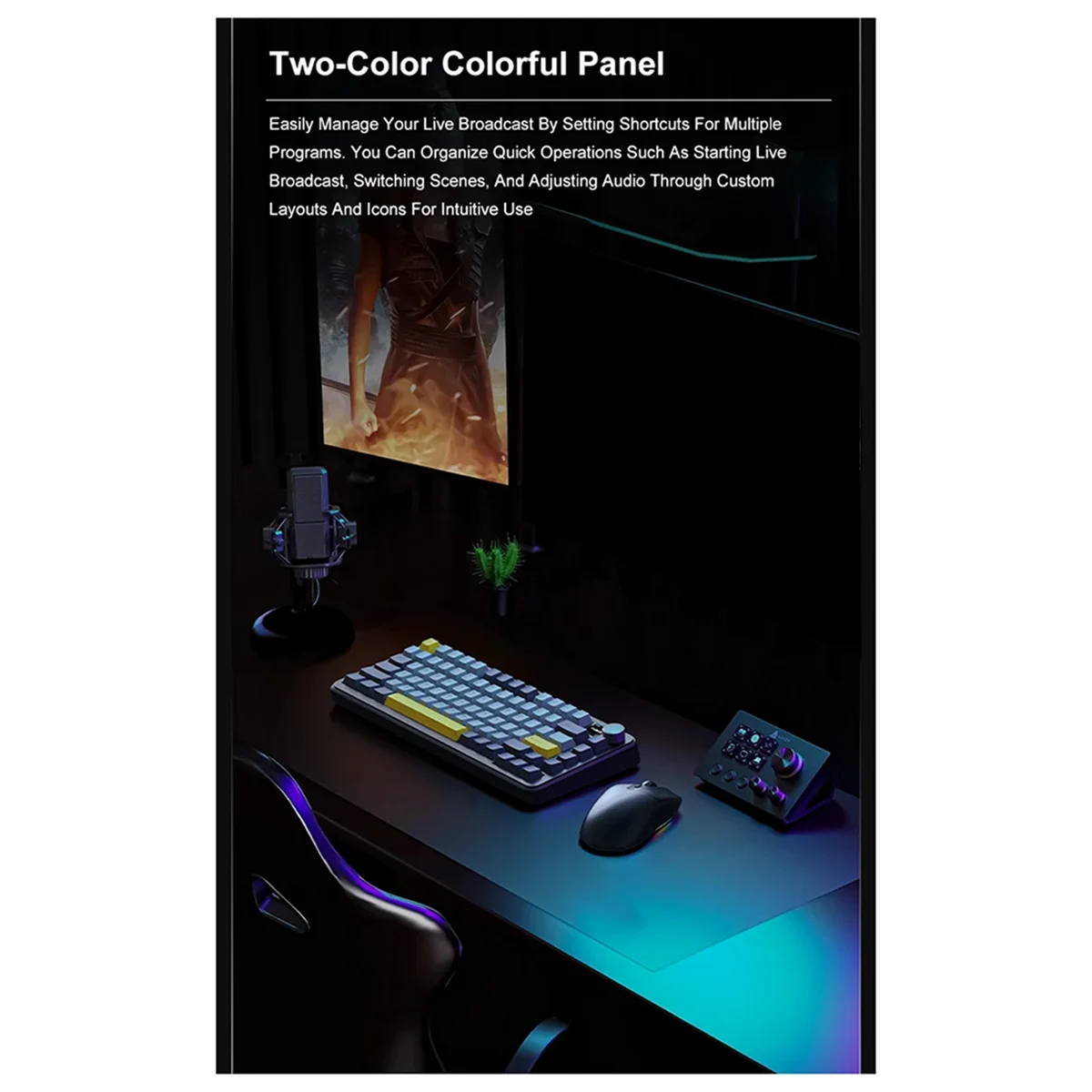 

2025+ AKP03E Программируемая макро-клавиатура Многофункциональная консольная панель Assistente Мини-клавиатура с индивидуальной кнопкой для ноутбука ПК