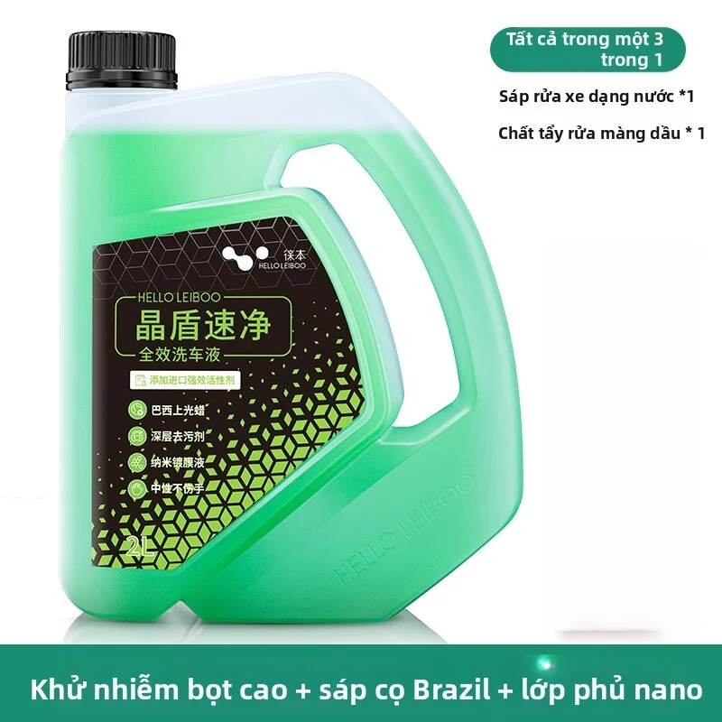 HELLOLEIBOO | Dung Dịch Rửa Xe Bọt Đầy Với Sáp
