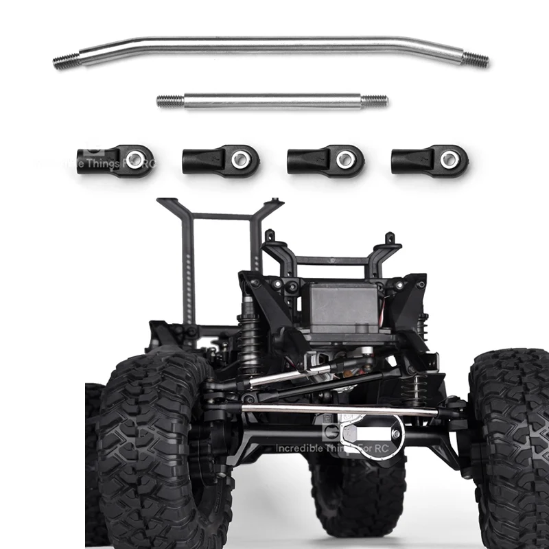 Asta dello sterzo in metallo e acciaio inossidabile per 1/10 RC Crawler Car Traxxas TRX4 Defender BRONCO CHEVROLET G500 Parti fai da te