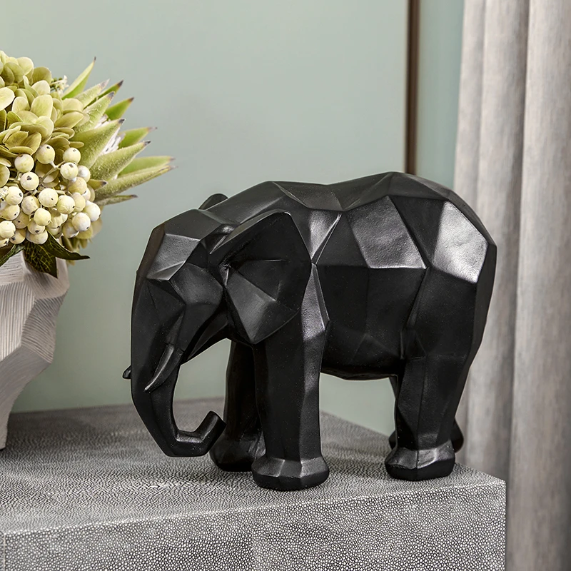 Resin Rhinoceros Elephant Stat - Abstract Sculpture Resin 评论和价格