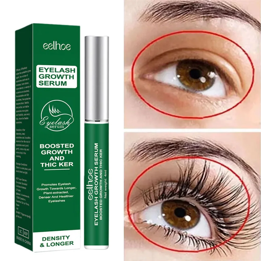 Suero de crecimiento rápido de pestañas, potenciador de pestañas Natural de 7 días, tratamiento de pestañas rizado más largo y grueso, productos para el cuidado de los ojos, maquillaje