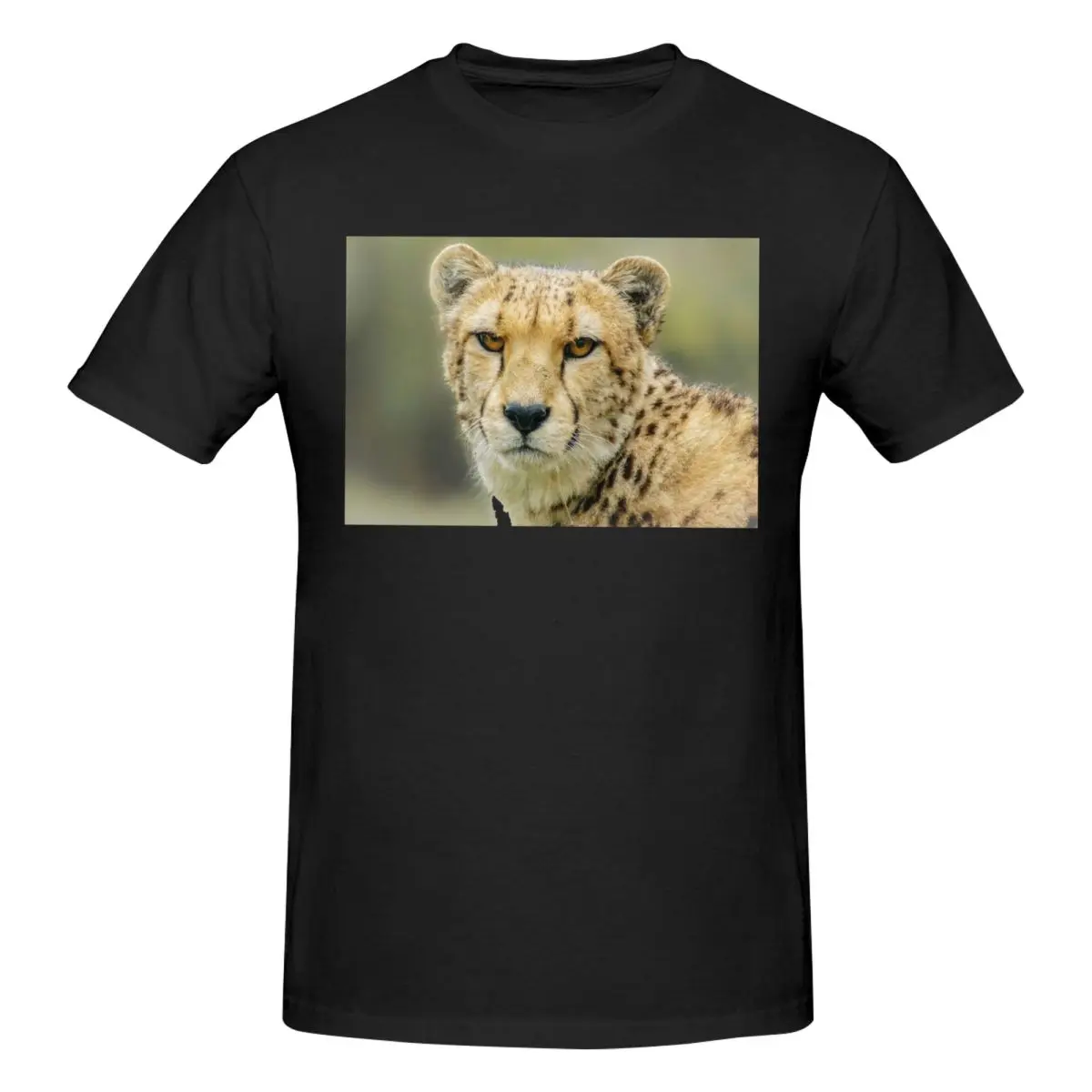 Big Cats 149 C Ben Yassa Men T-Shirt Classic Oversized T Shirts Men's Round Neck Cotton Tees Short Summer Male