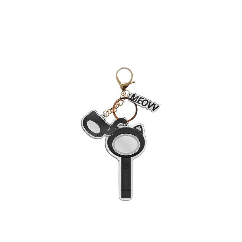 KPOP MEOVV Acrylic Keychain 3Pcs/Set Creative Lightstick Keyring