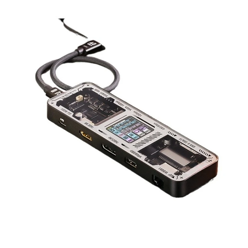 

Applicable to macbookpro laptop tablet hdmi screen projection 8K converter DP Gigabit network port