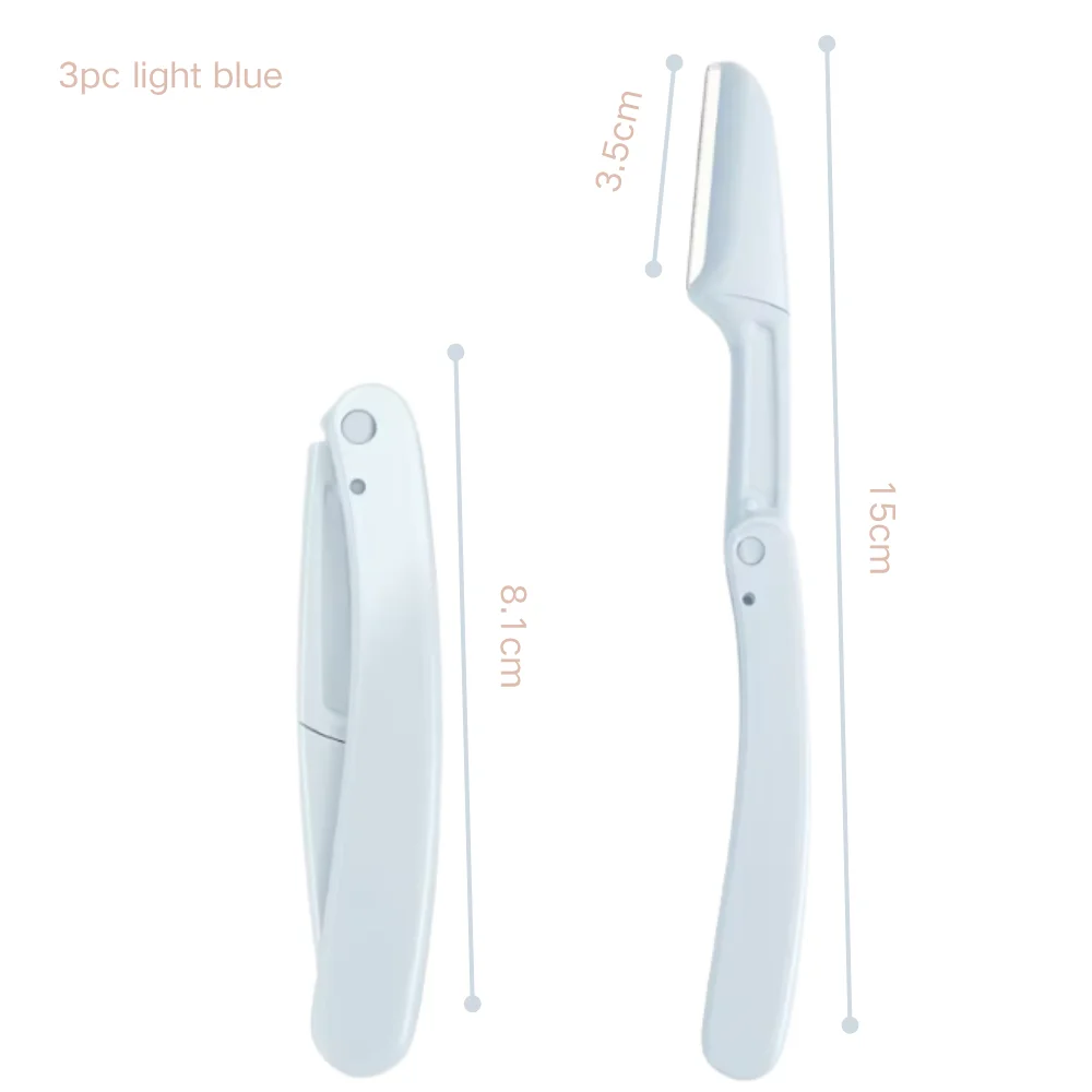 Eyebrow Trimmer Knives Portable Face Razor Hair Remover Eye Brow Epilation Hair Removal Cutter Shaver Blades Makeup Tools