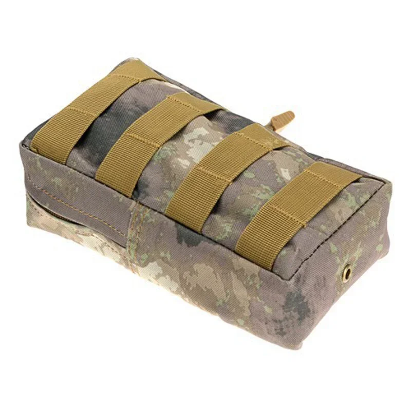Outdoor Tactical Molle FG atacs Camo Nylon Multi Purpose Small Tactical Pack Universal Hunting Camping Bag Outdoor Equipment