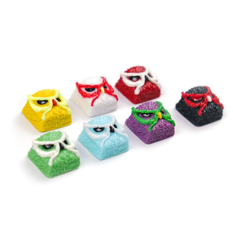 1PC Keycaps Small Owl Design Resin Keycaps For Cherry MX Mechanical Gaming Keyboard