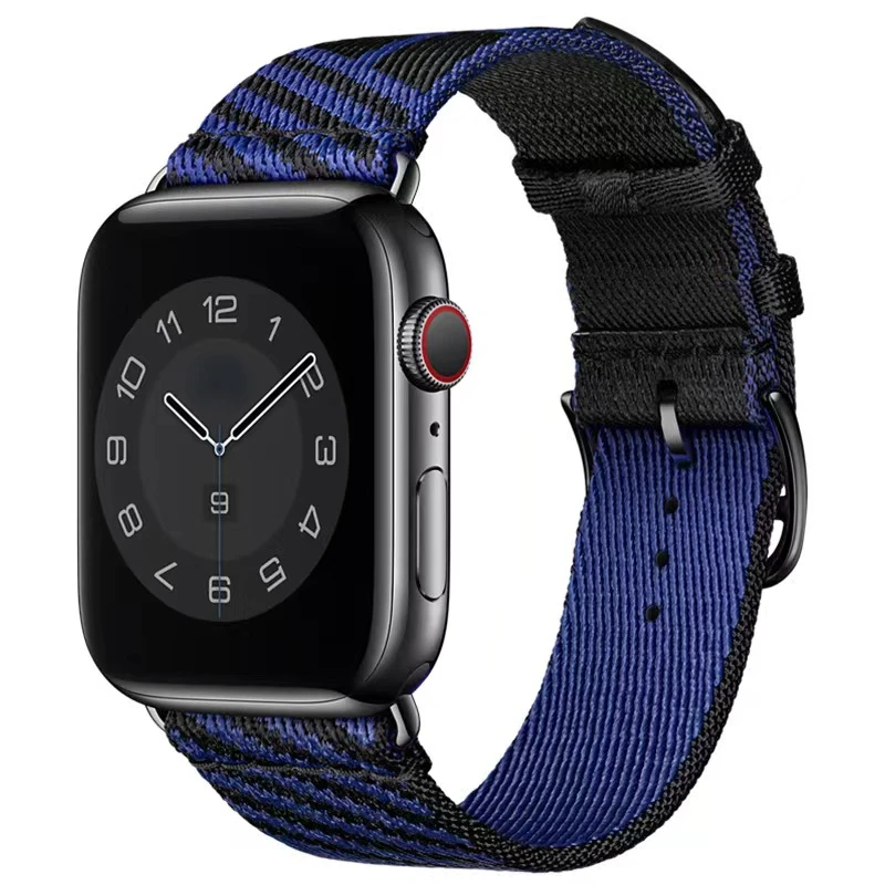 Fabric Nylon Strap For Apple watch Ultra 8 7 45mm 41mm 6 5 4 SE 44mm 40mm Braided Bracelet Wristband For iwatch 3 42mm 38mm band