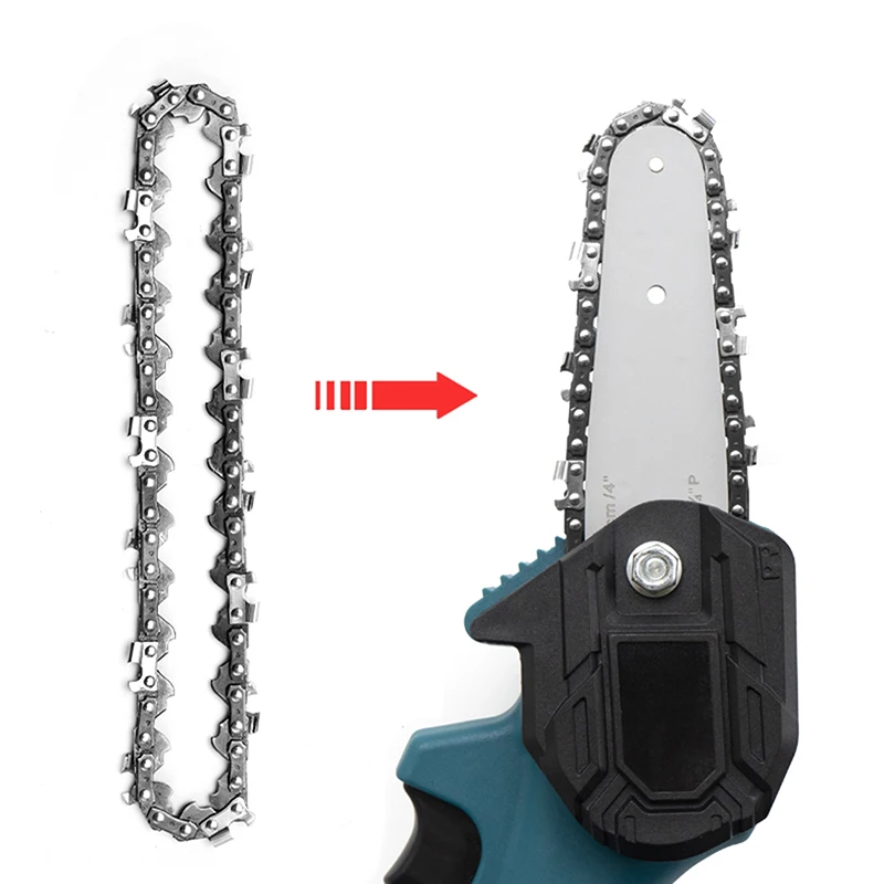 4-Zoll-Kettensägenkette Replacement, Mini Steel Saw Chain for Electric Chainsaw, Power Tools Part