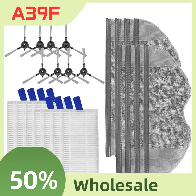 Cepillo Lateral de Repuesto, Filtro HEPA y Mopas de Repuesto de Calidad Benchmade para Robot Aspirador E5 / C108, Accesorios y Piezas de Repuesto