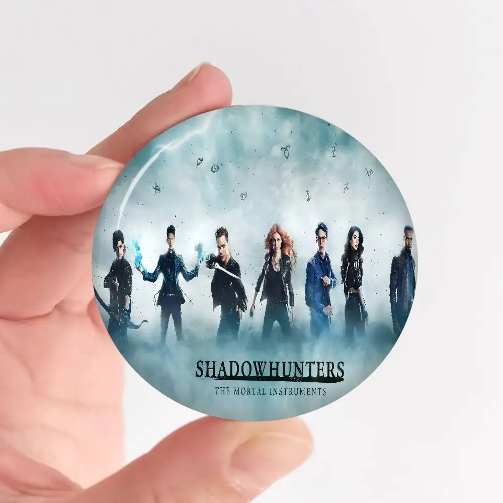Shadowhunters Tinplate Pin Button Custom Anime Role Old-school Brooch Cartoon Collar Badge Jewelry Gift Fans