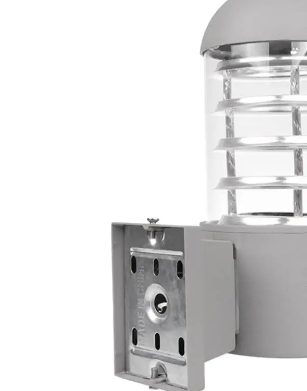 

LED Outdoor Lighting Aluminum Glass Lampshade LED Wall Light Fixtures IP65 Wall Lamp AC 85-240V Wth E27 Bulb