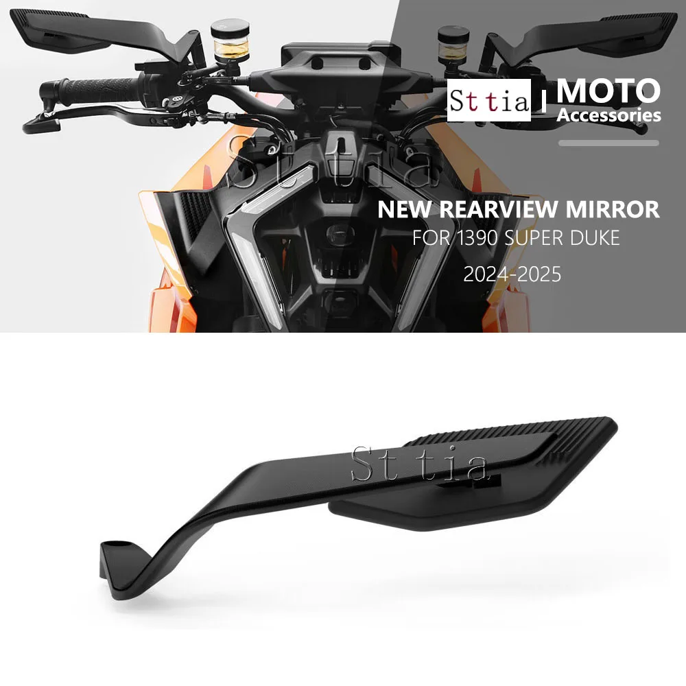 مرآة الرؤية الخلفية 2025 مناسبة لـ 1390 Super Duke 1390 SUPER DUKE R 2024 مرايا الرؤية الخلفية الجديدة المصنوعة من الألومنيوم