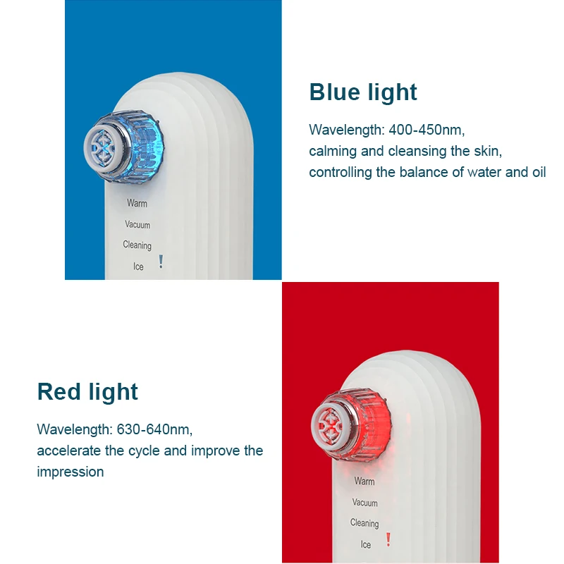 Aspirador de espinillas recargable: limpiador de poros faciales para nariz y acné, alimentado por USB, tamaño de viaje