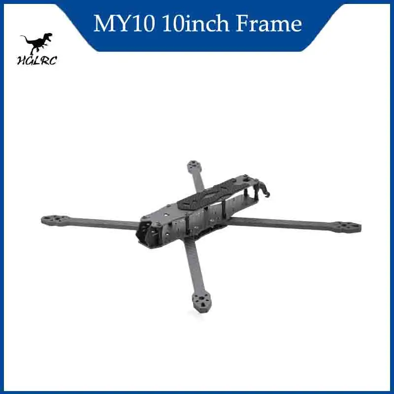 

HGLRC MY10 10inch Frame 415mm Wheelbase with 7mm Arm Thickness for Freestyle Racing Drone RC Tools 2025 New