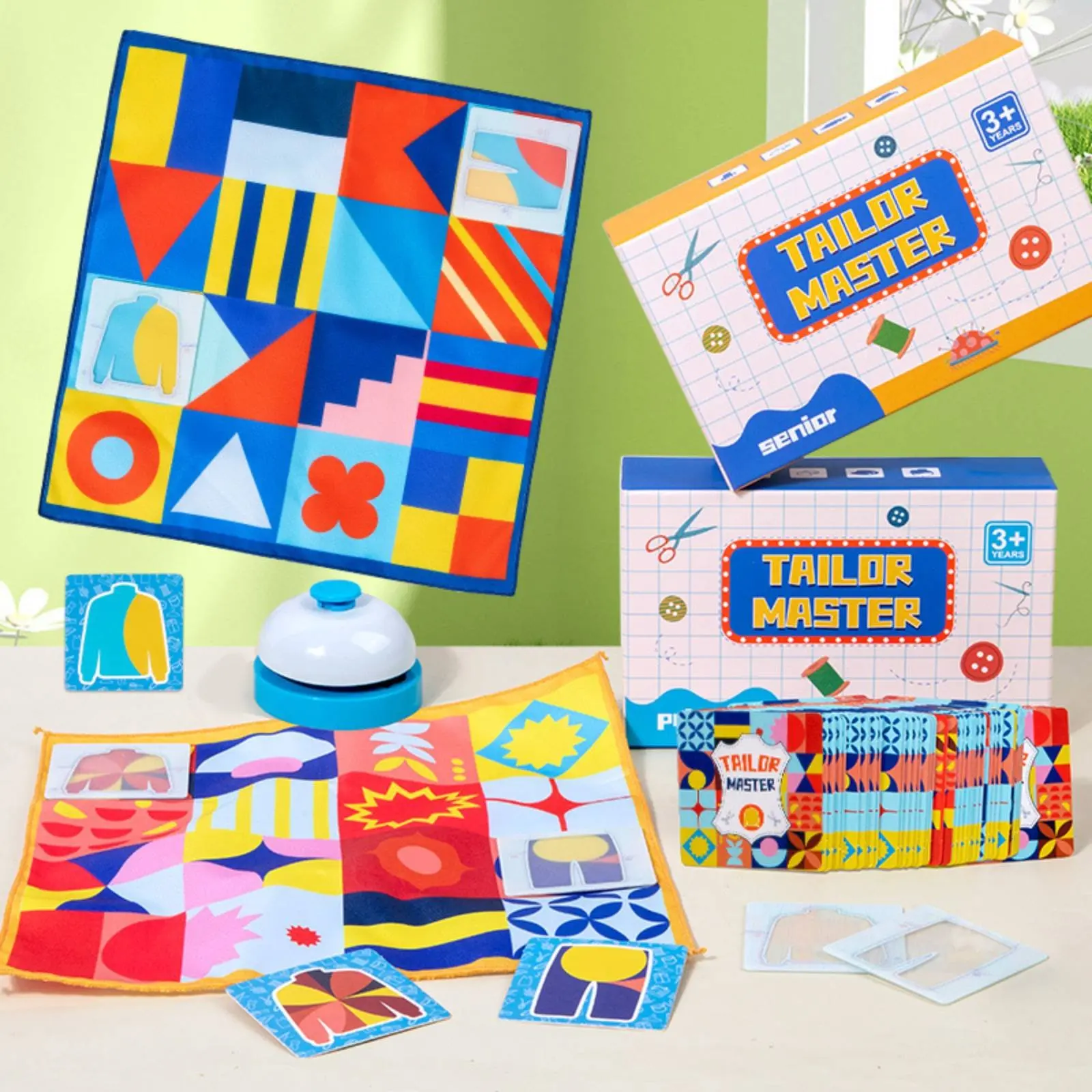 Color and Shape Matching Toy Improves Concentration Pattern Recognition Game Kids Reaction Speed Game for Classroom