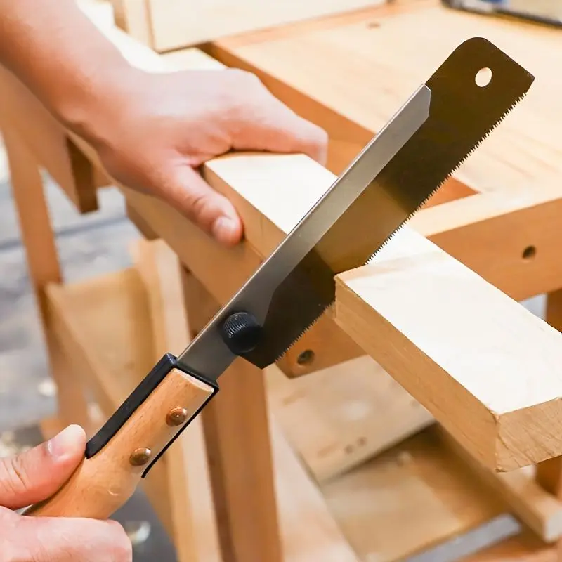 7-inch double-sided saw suitable for cutting fine and rough SK5 steel blades with ergonomic grip