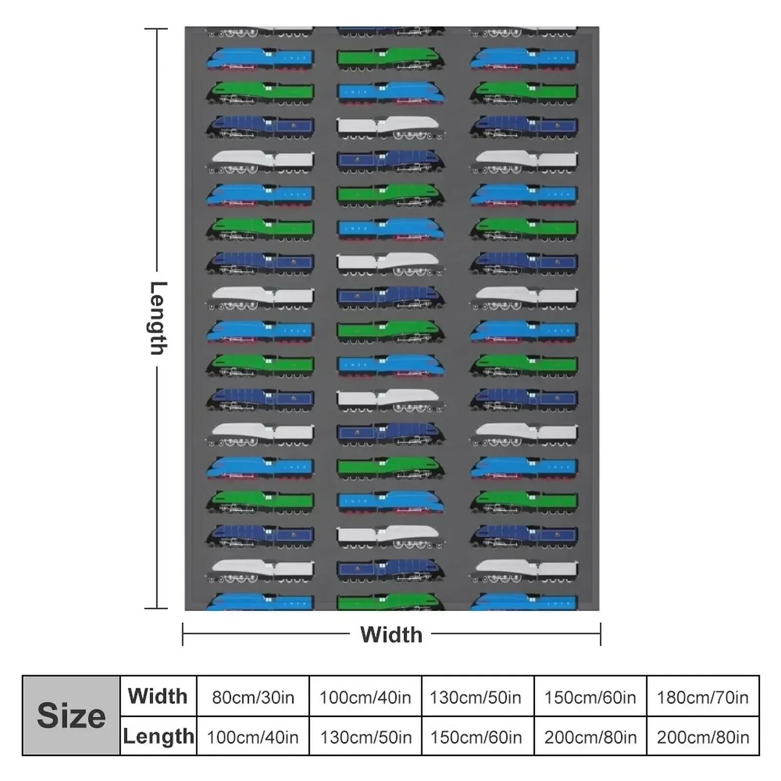Sir Nigel Gresley's A4 Steam Locomotives Print Throw Blanket heavy to sleep anime Soft Plaid Fashion Sofas Cute Blankets