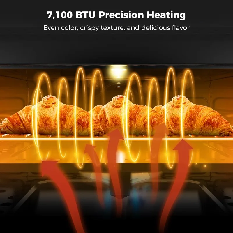 CAMPLUX Classic RV Propane Range 17 Inches, Propane Range Oven with 3 Burners Cooktop for RV, RV Propane Stove Oven Combo