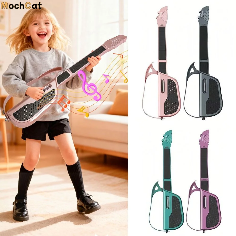 

Automatic Transmission Smart Stringless Guitar Two Levels Volume Three Rhythm Modes Kids Electric Musical Guitar