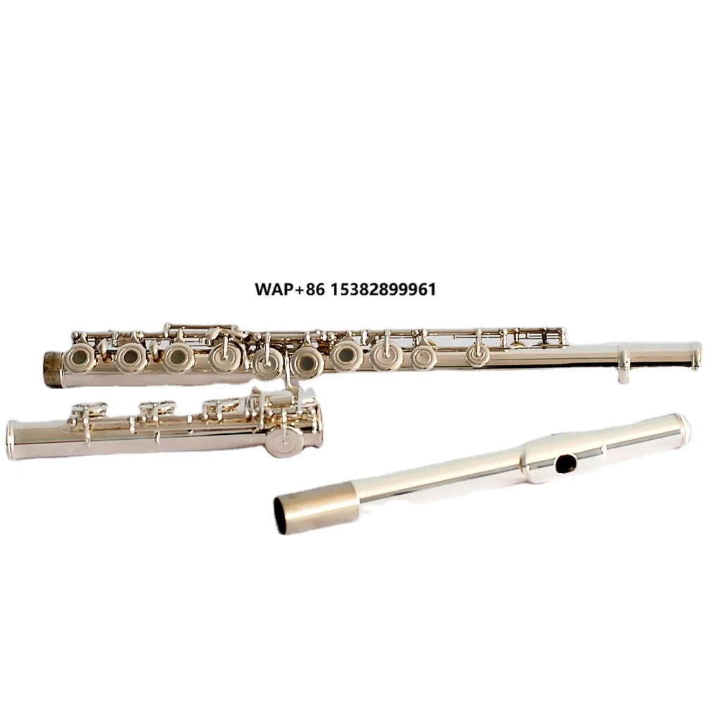 

High Quality Flute Instrument French Keys Open Hole 17 Hole Silver-plated Flute