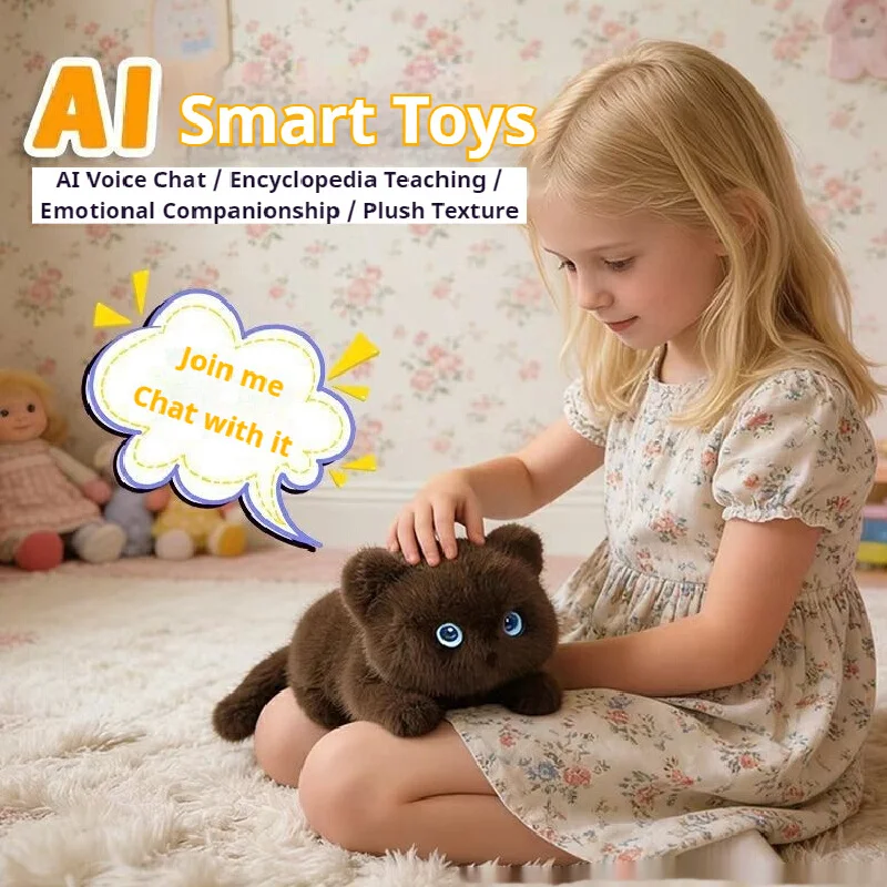 Hot new Intelligent Ai Talking Plush Toy Desk Companion Cute Stuffed Doll Best Friend Gift For Classmate Girls Birthday Gift