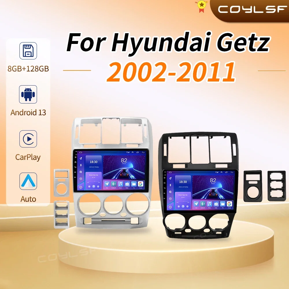 

Android 13 Car Radio For HYUNDAI GETZ 2002 - 2011 Car Stereo Multimedia Video Player Navigation GPS Auto Android No 2 Din DVD