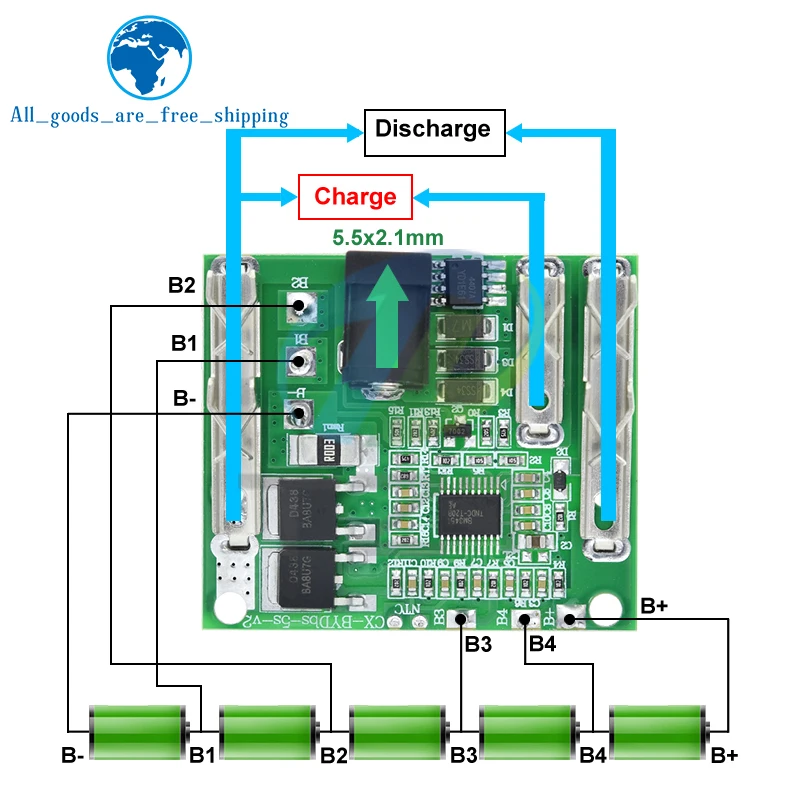 1/3Pcs 5S 18V 21V 2… - image