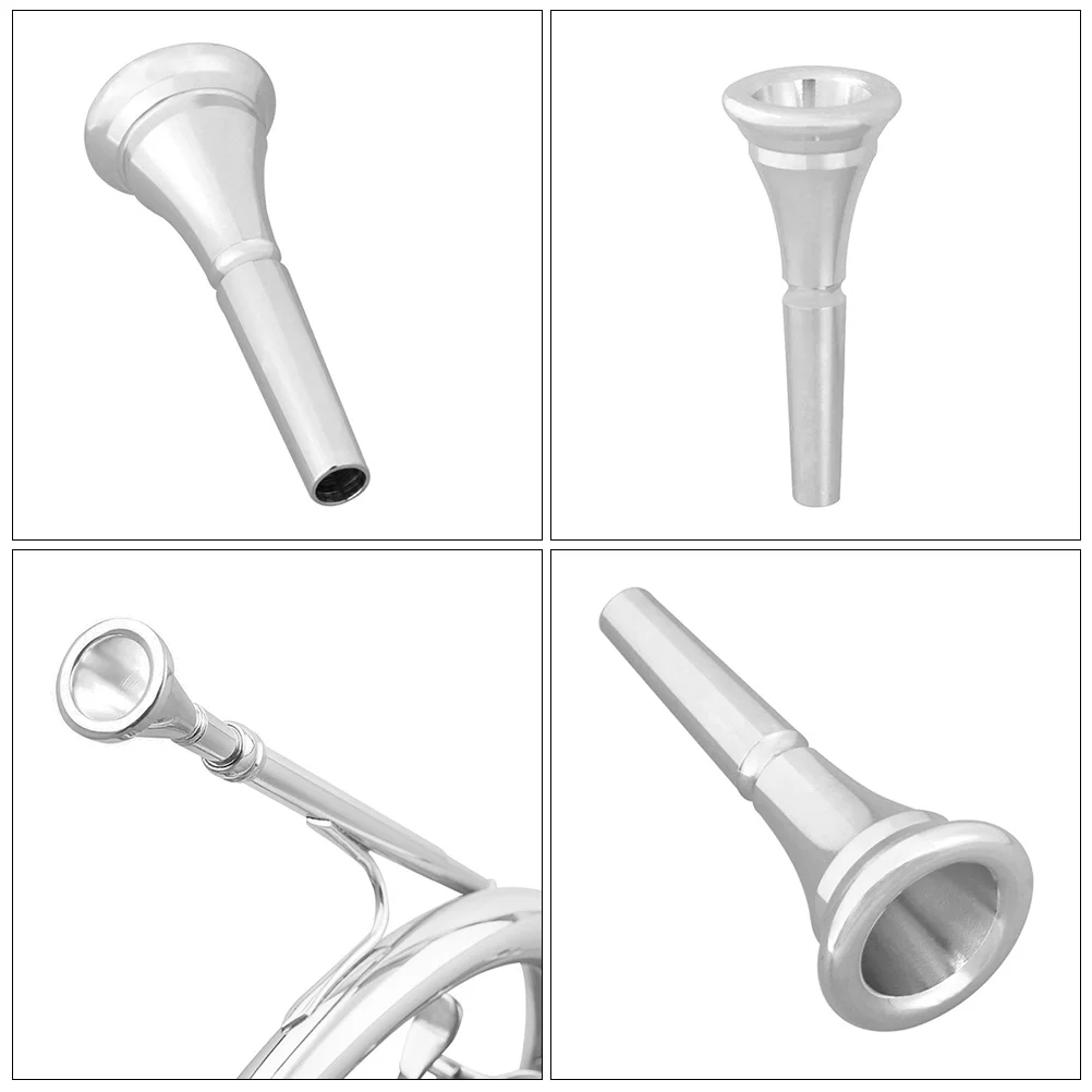 

Portable Pure Copper Round Horn Mouth Instruments Part Accessory Flugelhorn Mouthpiece