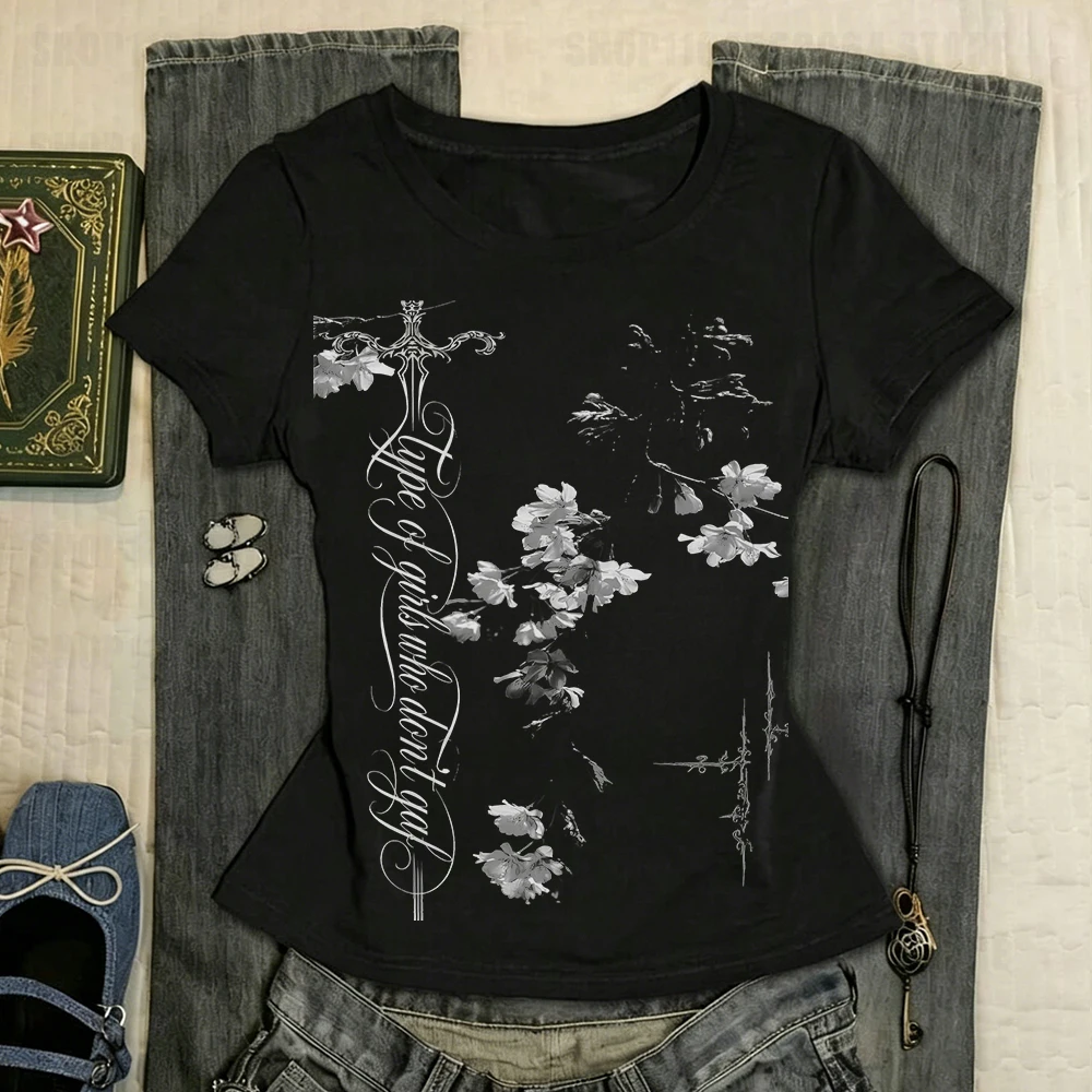 2000s clothing Y2K style 90s retro women's clothing Mohi dry hairstyle short top for female celebrity girls Y2K top Harikuru sau