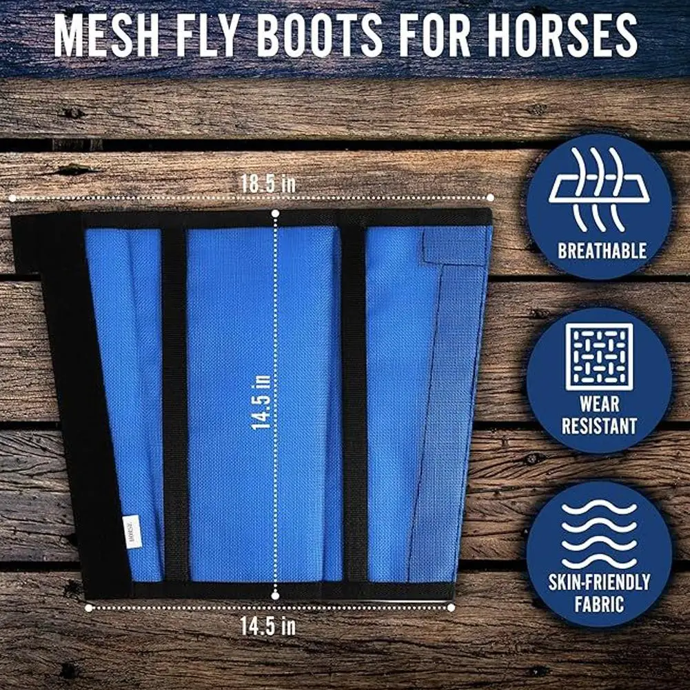 Horse Fly Boots Horse Reusable Leggins Fly Boots Fly Boots Horses Minimizes Leg Fatigue Reduces Stomping