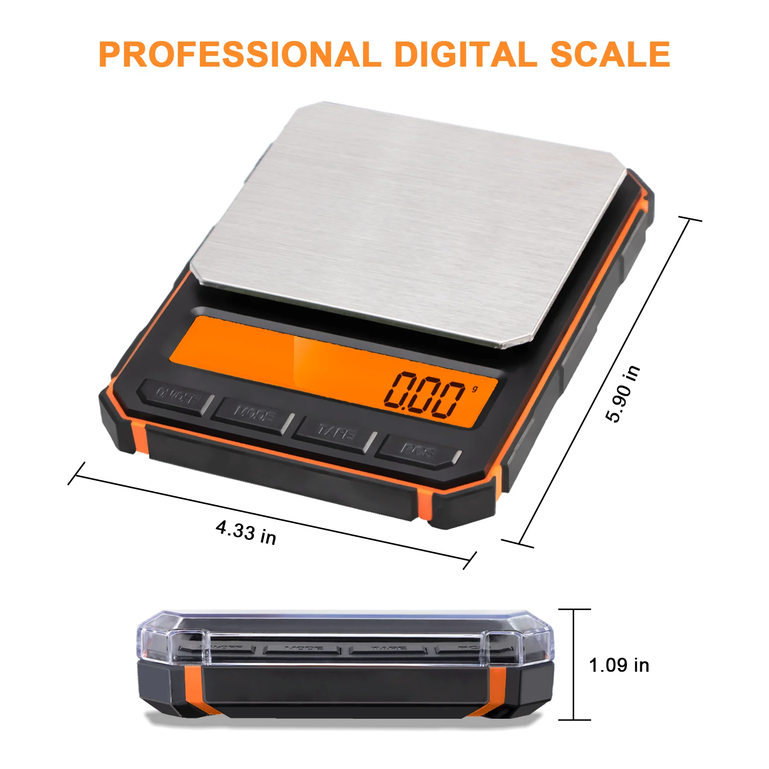 Kitchen Mini Scales 500g/0.01g High Precision Digital Display Electric Scale For Jewelry Balance Kitchen Food Weighing